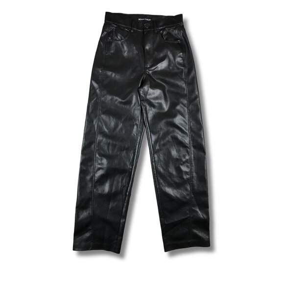 Denim Forum Aritzia The Farrah Faux Leather Pants 25 - Picture 4 of 12